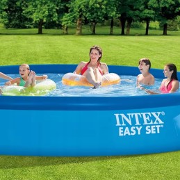 Intex išsiplečiantis baseinas sodui, 244x61cm, flamingo baseino kamuolys