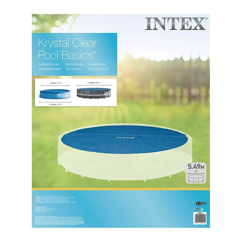 Saulės kolektorius baseinui 5 49m intex 28015
