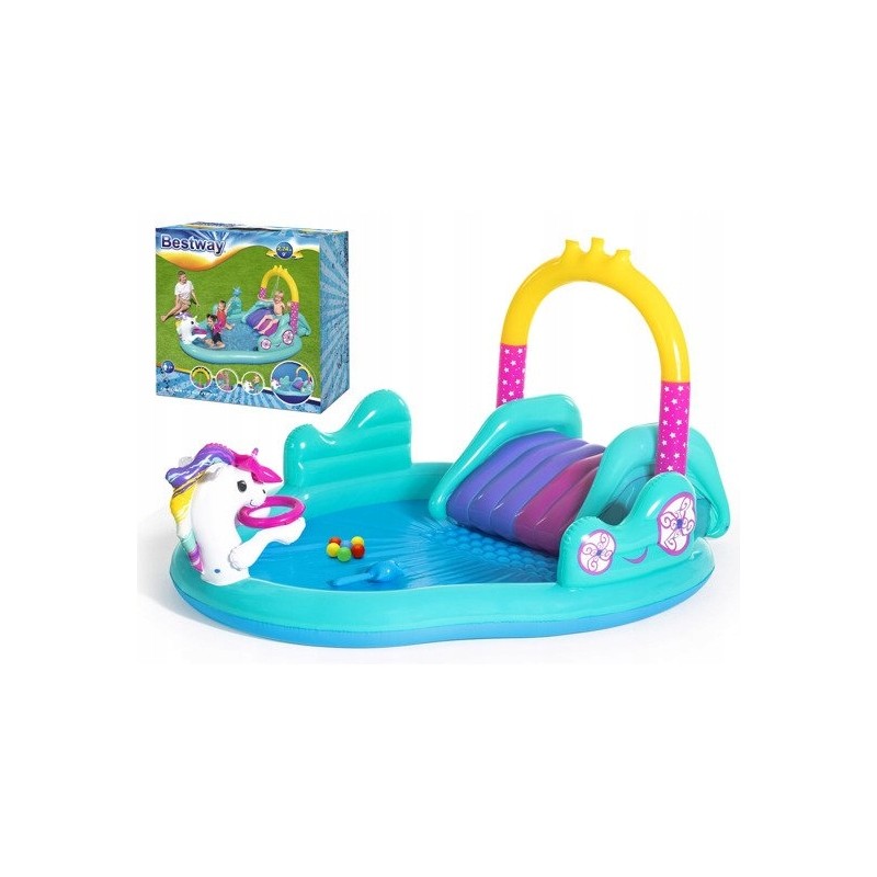 Baseino žaidimų aikštelė unicorn slide bestway 53097