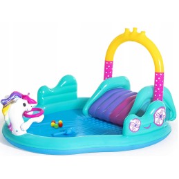 Baseino žaidimų aikštelė unicorn slide bestway 53097