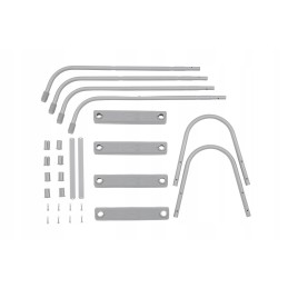 Metalinės kopėčios baseinams 84 cm bestway 58430