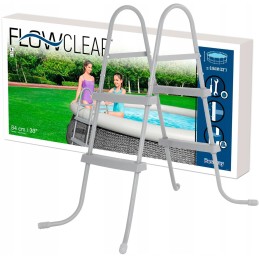 Metalinės kopėčios baseinams 84 cm bestway 58430