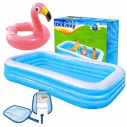 Didelis sodo pripučiamas šeimyninis baseinas 305x183 vaikams, nemokamai, paukščių ratas