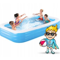 Didelis sodo pripučiamas šeimyninis baseinas 305x183 vaikams, nemokamai, paukščių ratas