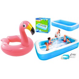 Didelis sodo pripučiamas šeimyninis baseinas 305x183 vaikams, nemokamai, paukščių ratas