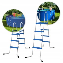 Kopėčios baseino kopėčios laipteliai hecht 00090 3 pakopos 135 5cm