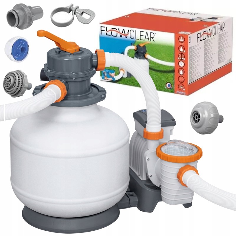 Baseino smėlio filtras siurblys baseino filtras 5678 lh bestway 58497