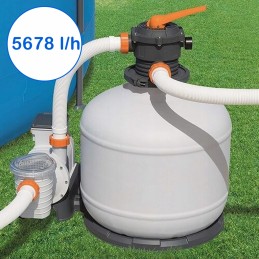 Baseino smėlio filtras siurblys baseino filtras 5678 lh bestway 58497