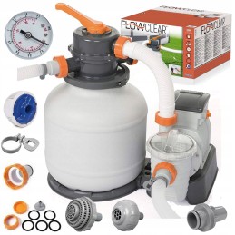 Baseino smėlio filtras siurblys baseino filtras 5678 lh bestway 58497