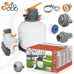 Smėlio siurblys baseinams, filtravimo baseinas 5678l h bestway 58497 komplektas