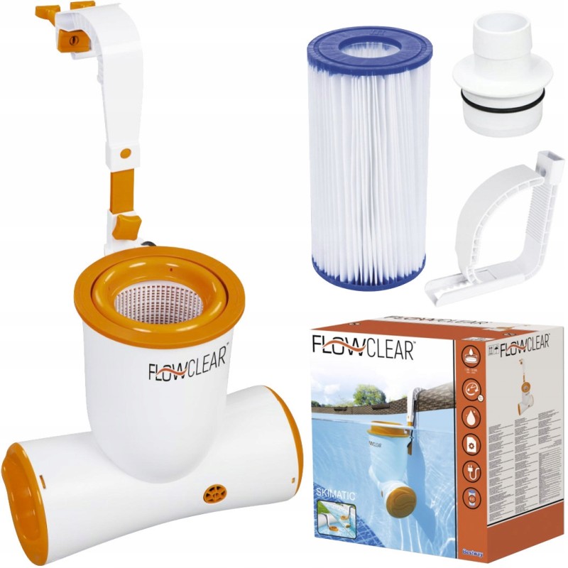 58462 baseino skimerio siurblys 2574 l/h 2in1 bestway 58462