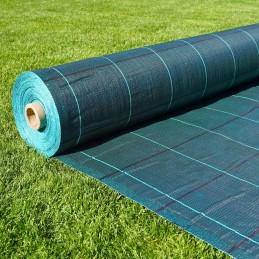 Green agrotextile 15m x 3.2m strong, Polish 100g for weeds uv pins
