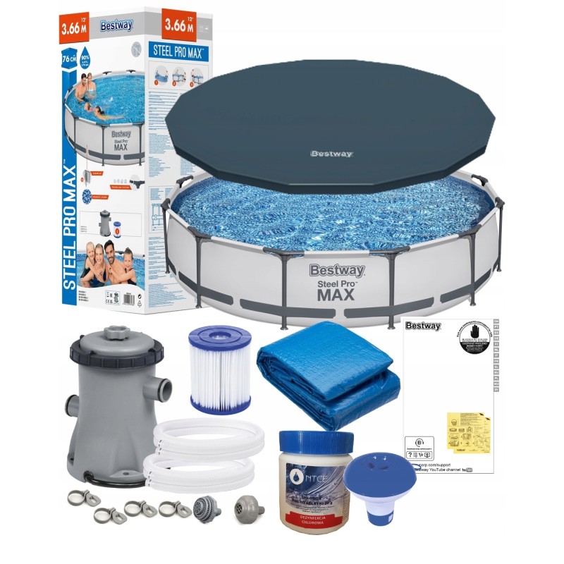 Bestway 56416 12in1 rėmo baseinas 366x76cm