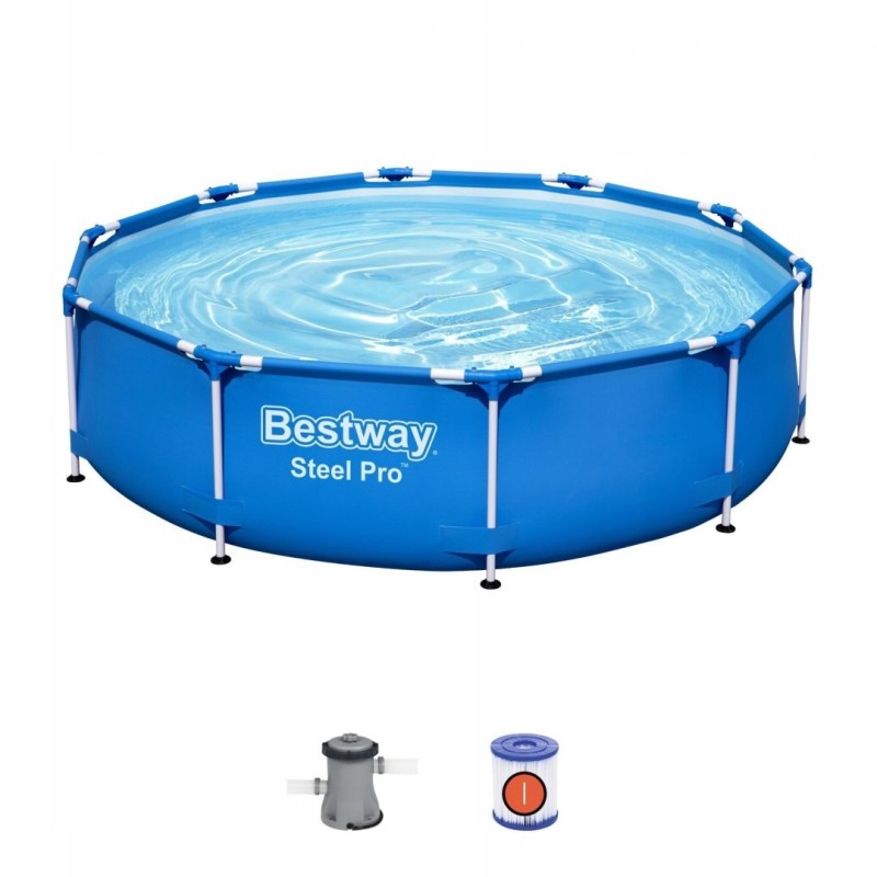 Nd28_10454_56679 rėmo baseinas 10 pėdų 305 x 76 cm su bestway siurbliu