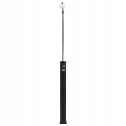 Sodo saulės dušas juodas 215 cm 8 l