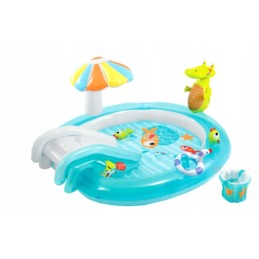 Pripučiama krokodilų žaidimų aikštelė 201 x 170 x 84 cm i