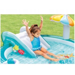 Pripučiama krokodilų žaidimų aikštelė 201 x 170 x 84 cm i