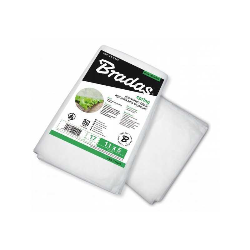 Bradas agrotekstilė balta 1,1x20m 17 g/m²