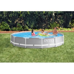 Plieninis sodo baseinas 366 x 76 cm rinkinys 9in1 intex 26712