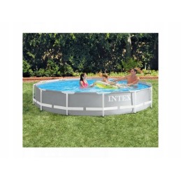 Plieninis sodo baseinas 366 x 76 cm rinkinys 9in1 intex 26712