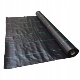 Žemės ūkio audinys 2,7x20m, juodas, atsparus piktžolėms, 100g