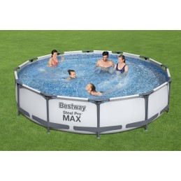Bestway 56416 plieno pro max rėmo baseinas su filtro siurbliu 3 66m x 0 7