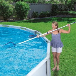 Dulkių siurblys baseinų valymui, bestway 58237 flow skaidrus valymo rinkinys