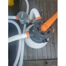 Bestway 58499 smėlio filtro siurblys baseinams 8327l h žarnų jungtys