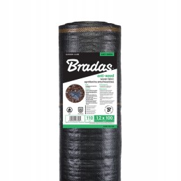 Agroaudinys bradas juodas 0 8 x 100m 110g m2 ritinys