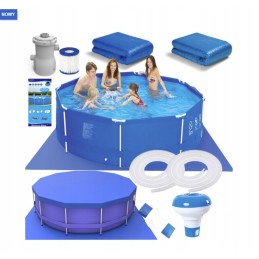 17in1 rėmo sodo baseino 366x76 siurblio dangtis