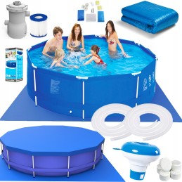 17in1 rėmo sodo baseino 366x76 siurblio dangtis