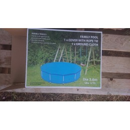 17in1 rėmo sodo baseino 366x76 siurblio dangtis