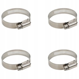 Pool hose with clamps blue 3