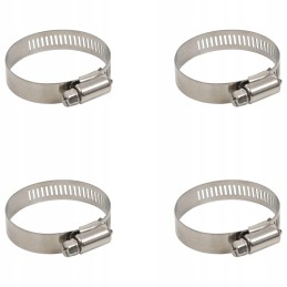Pool hose with clamps blue 3