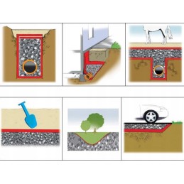 Geotekstilė kelis naminis 150 g m2 2 x 20 m