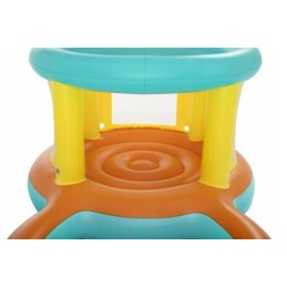 Pripučiamas irklavimo baseinas su mini batutu 2in1 bestway