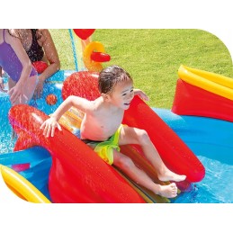 Pripučiama žaidimų aikštelė vaivorykštinis baseinas intex 57453 naujas modelis