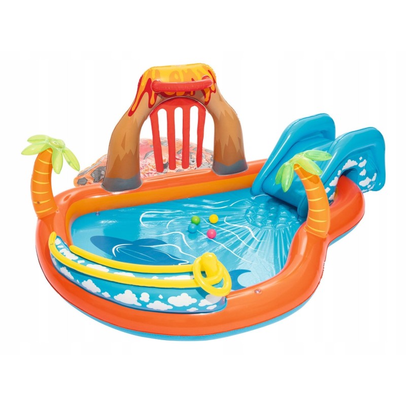Pripučiama žaidimų aikštelė lavos lagūna 265 x 265 x 104 cm bestway 53069