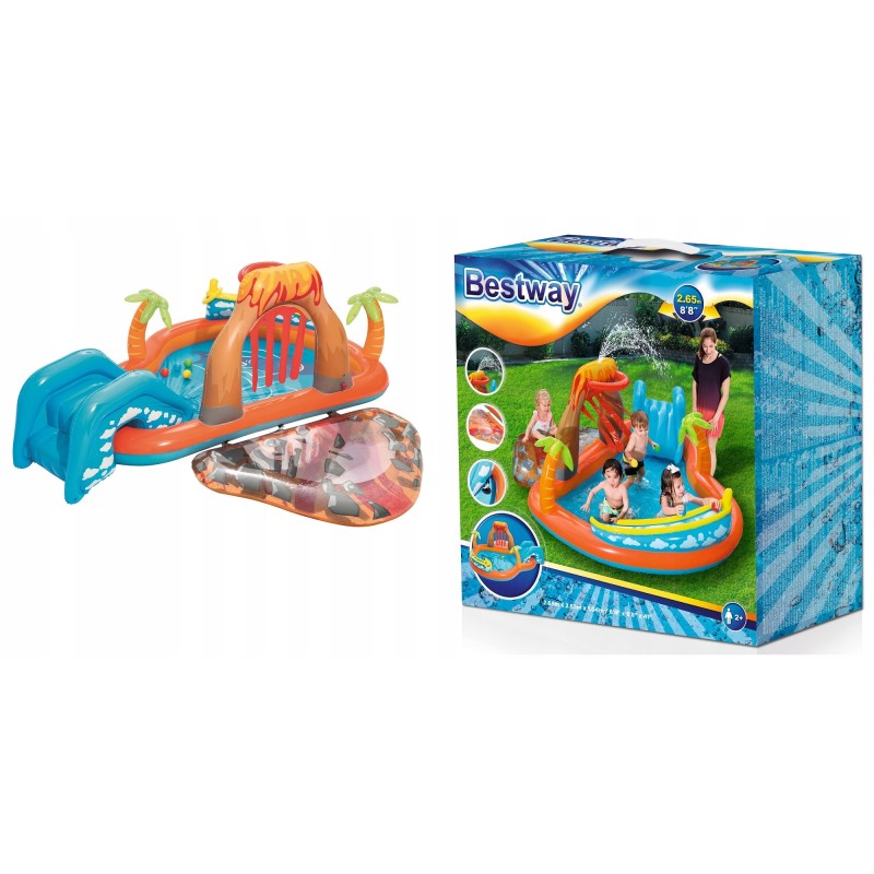 53069 vandens žaidimų aikštelė baseinas 53069 bestway čiuožykla