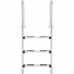 Nerūdijančio plieno baseino kopėčios, 3 pakopos, 1320 mm