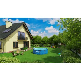 Karkasinis baseino siurblys 305x76 intex rinkinys 15in1 maks