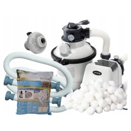 intex smėlio siurblys 26644 4500 lh filtro rutuliai 29045