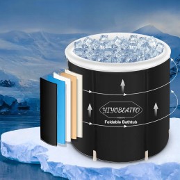 Ledo baseinas, baseinas, 75x75 cm, 320 l, sulankstoma vonia