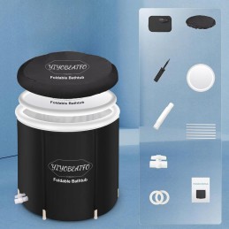 Ledo baseinas, baseinas, 75x75 cm, 320 l, sulankstoma vonia