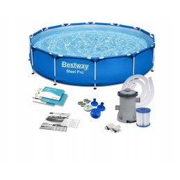Bestway plieninio karkaso sodo baseinas 3 66 x 76 cm