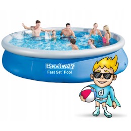 Išsiplečiantis sodo baseinas 457x84cm bestway 17in1