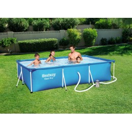 Sodo baseinas su rėmu sodui 300x201x66cm bestway rinkinys 16in1