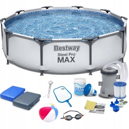 Plieninis sodo baseinas 305x76cm bestway 17in1 maks