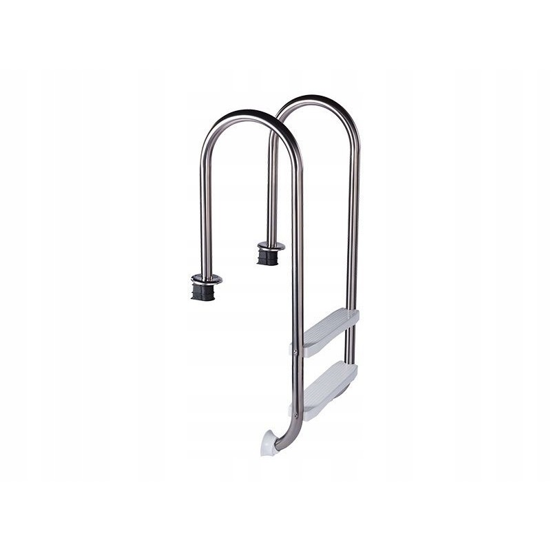 Plonos baseino kopėčios, 2 laipteliai, plastikiniai laipteliai