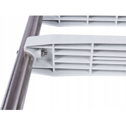 Plonos baseino kopėčios, 2 laipteliai, plastikiniai laipteliai